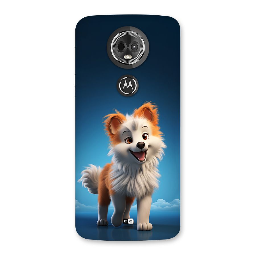 Cute Puppy Walking Back Case for Moto E5 Plus