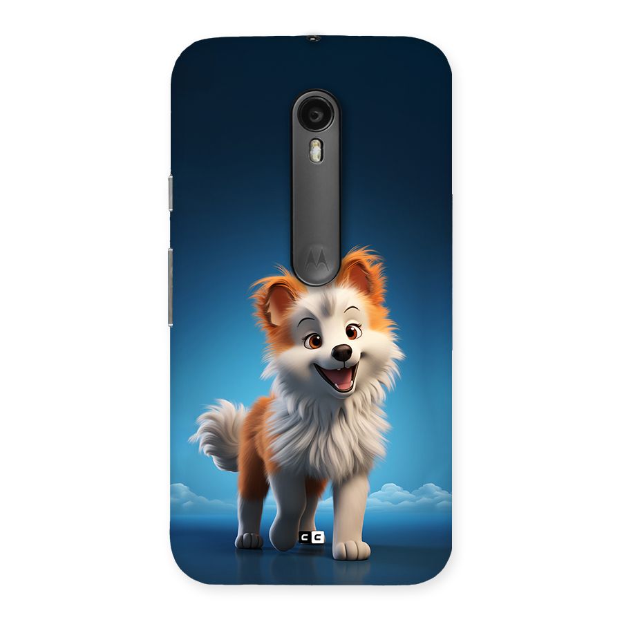 Cute Puppy Walking Back Case for Moto G3