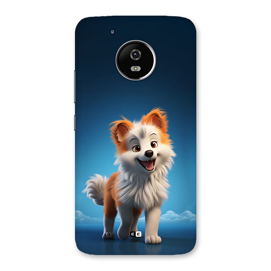 Cute Puppy Walking Back Case for Moto G5