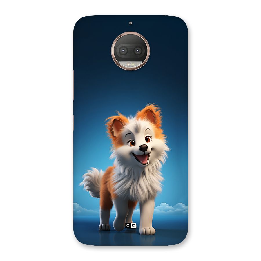 Cute Puppy Walking Back Case for Moto G5s Plus