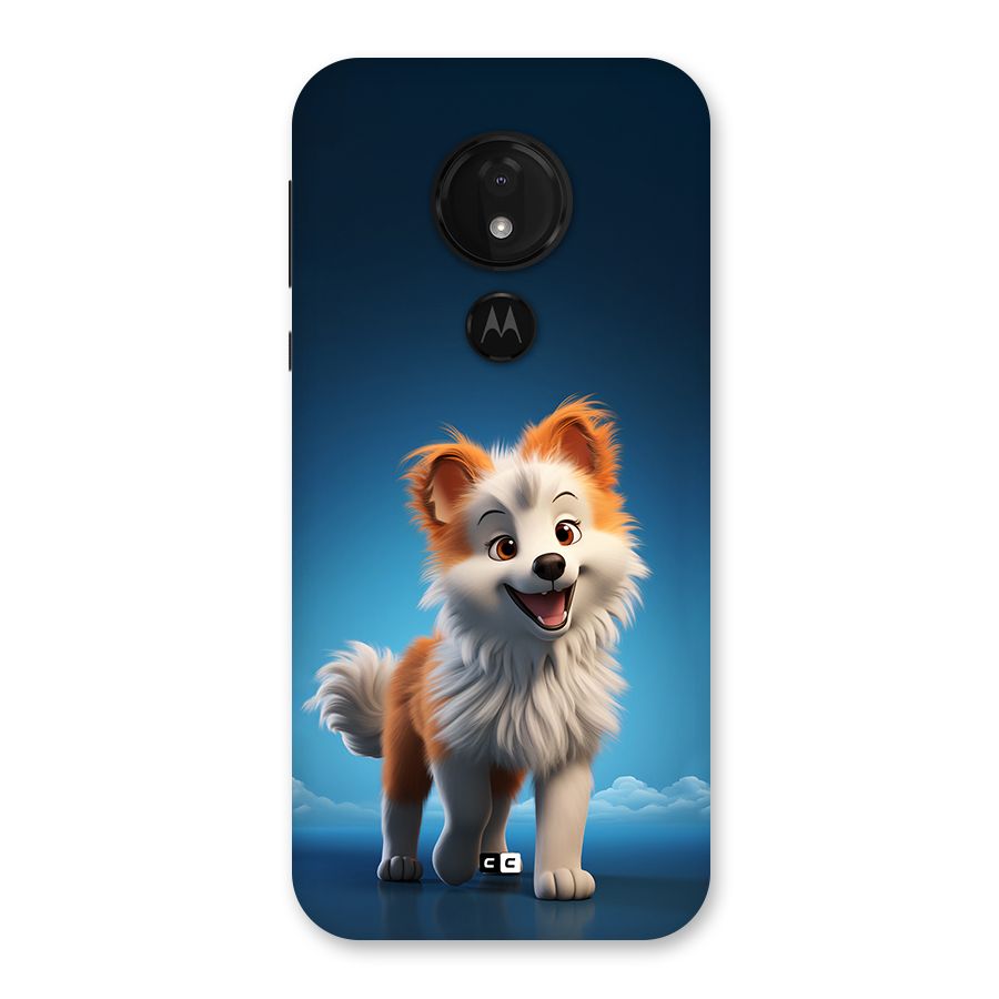 Cute Puppy Walking Back Case for Moto G7 Power