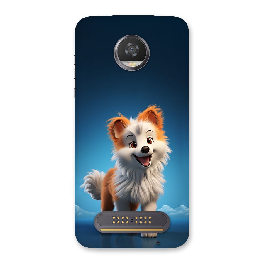 Cute Puppy Walking Back Case for Moto Z2 Play