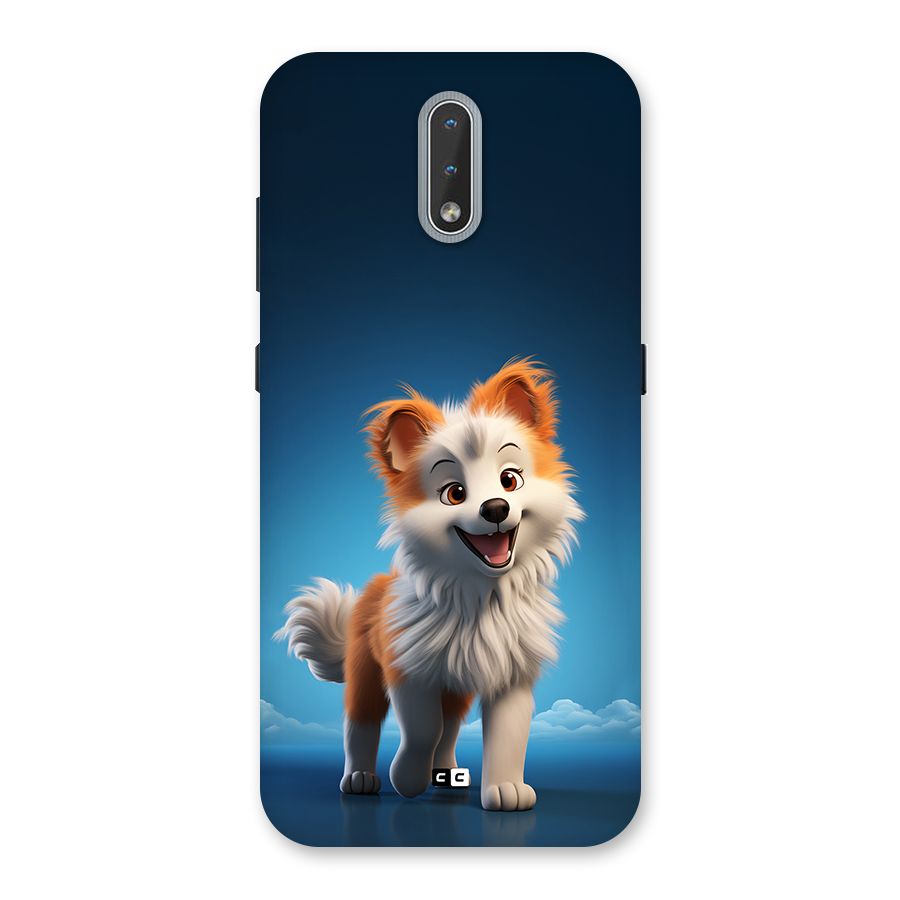 Cute Puppy Walking Back Case for Nokia 2.3