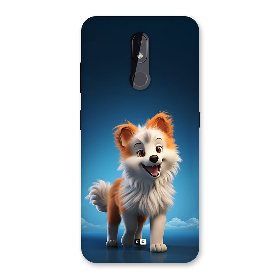 Cute Puppy Walking Back Case for Nokia 3.2