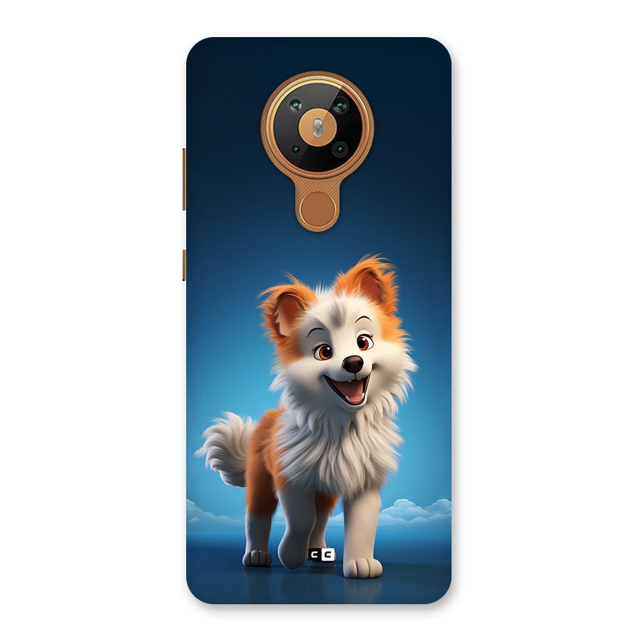 Cute Puppy Walking Back Case for Nokia 5.3