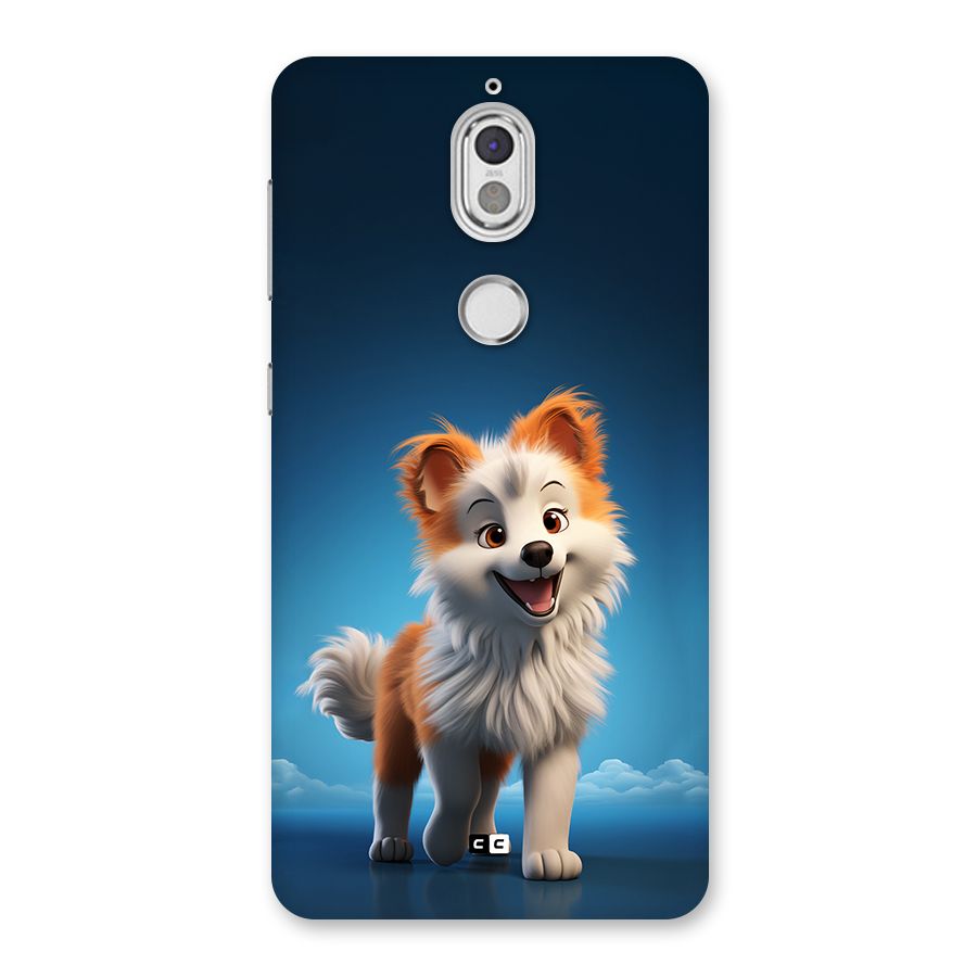 Cute Puppy Walking Back Case for Nokia 7