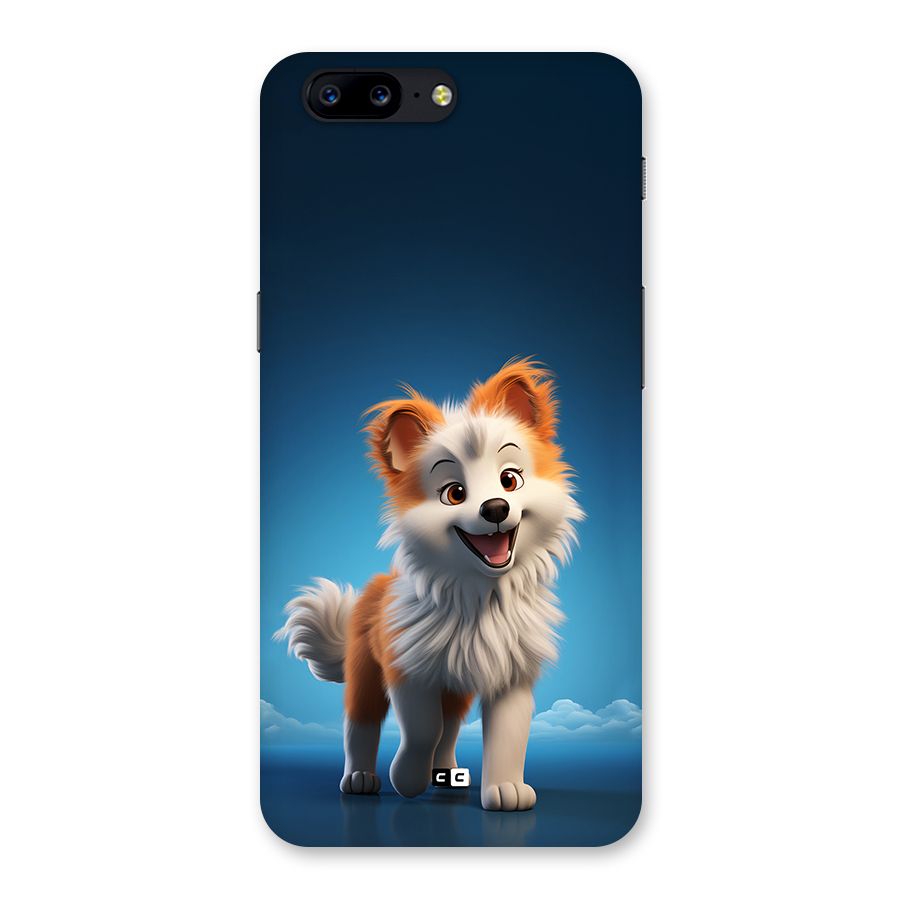 Cute Puppy Walking Back Case for OnePlus 5