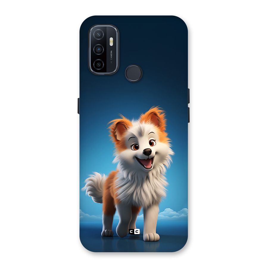 Cute Puppy Walking Back Case for Oppo A53