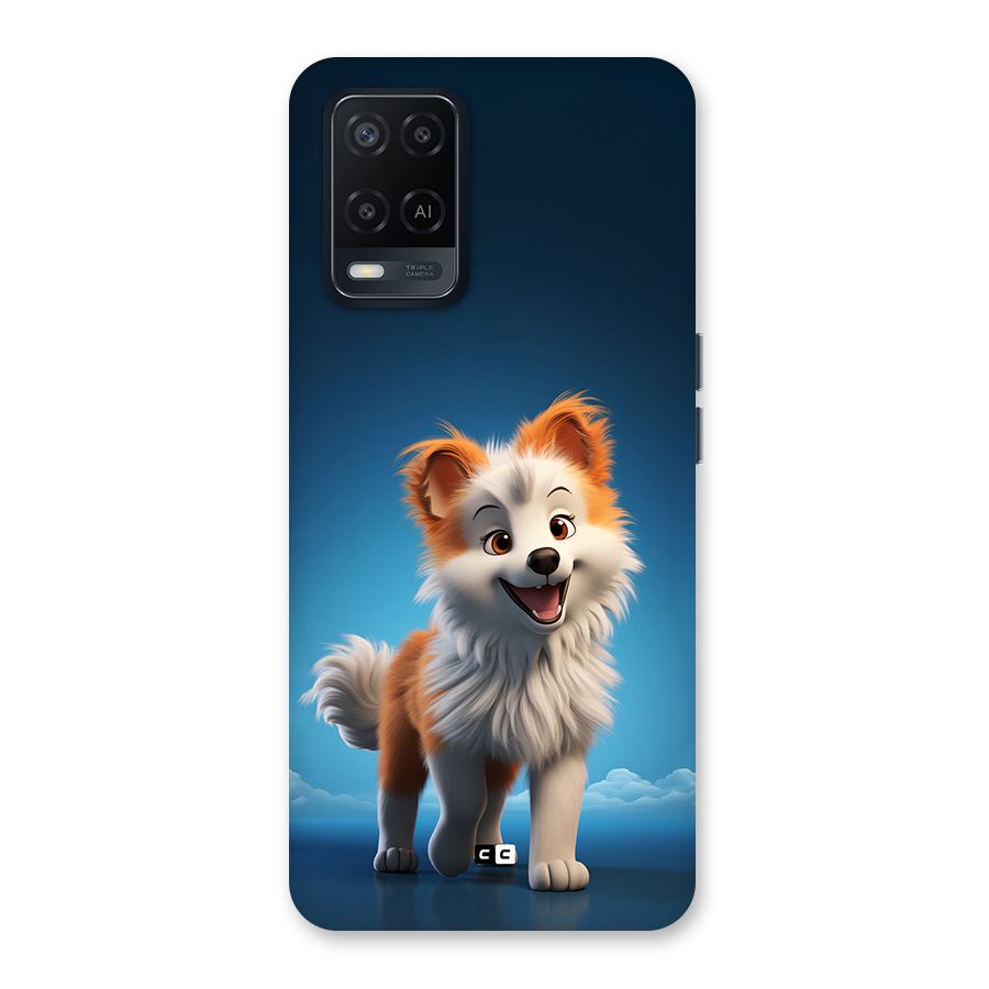 Cute Puppy Walking Back Case for Oppo A54