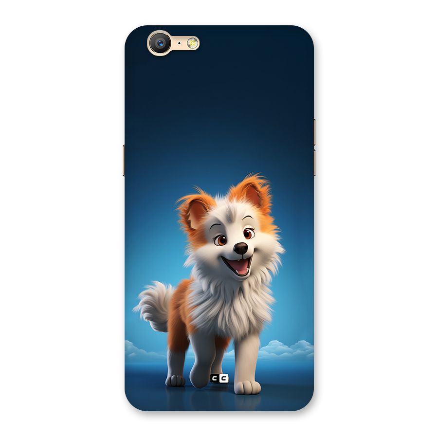 Cute Puppy Walking Back Case for Oppo A57