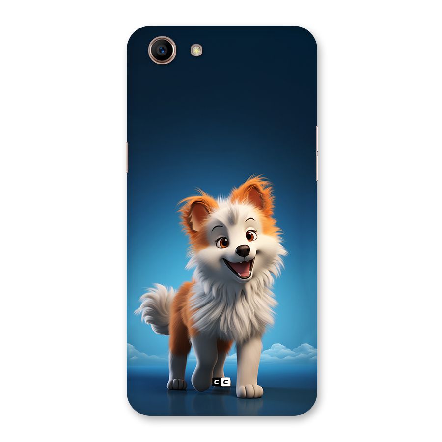 Cute Puppy Walking Back Case for Oppo A83 (2018)