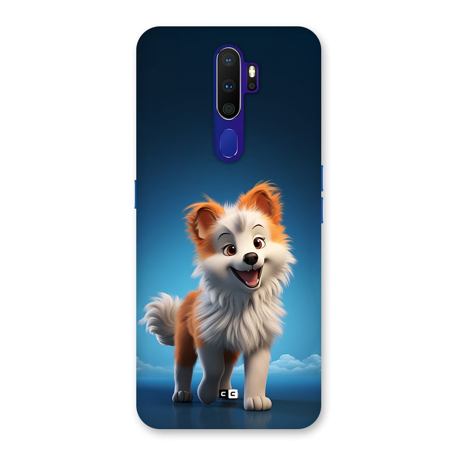 Cute Puppy Walking Back Case for Oppo A9 (2020)