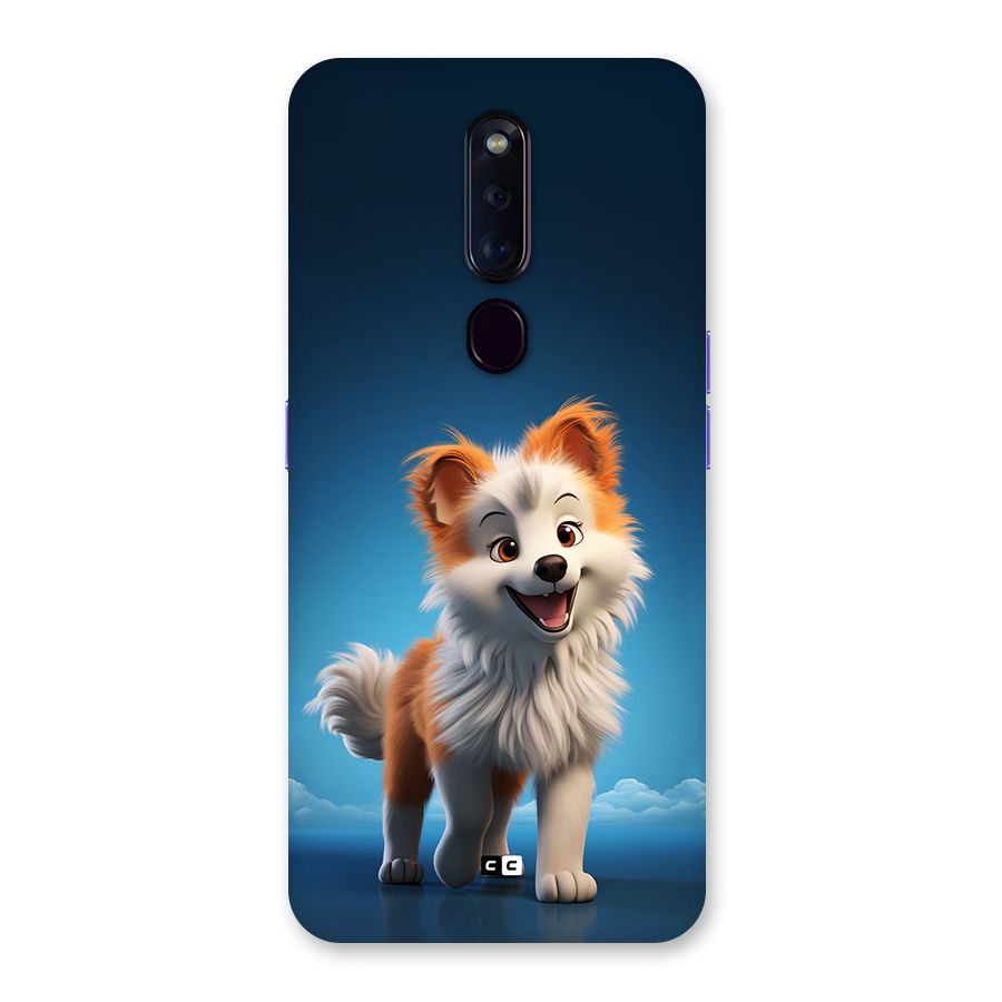 Cute Puppy Walking Back Case for Oppo F11 Pro
