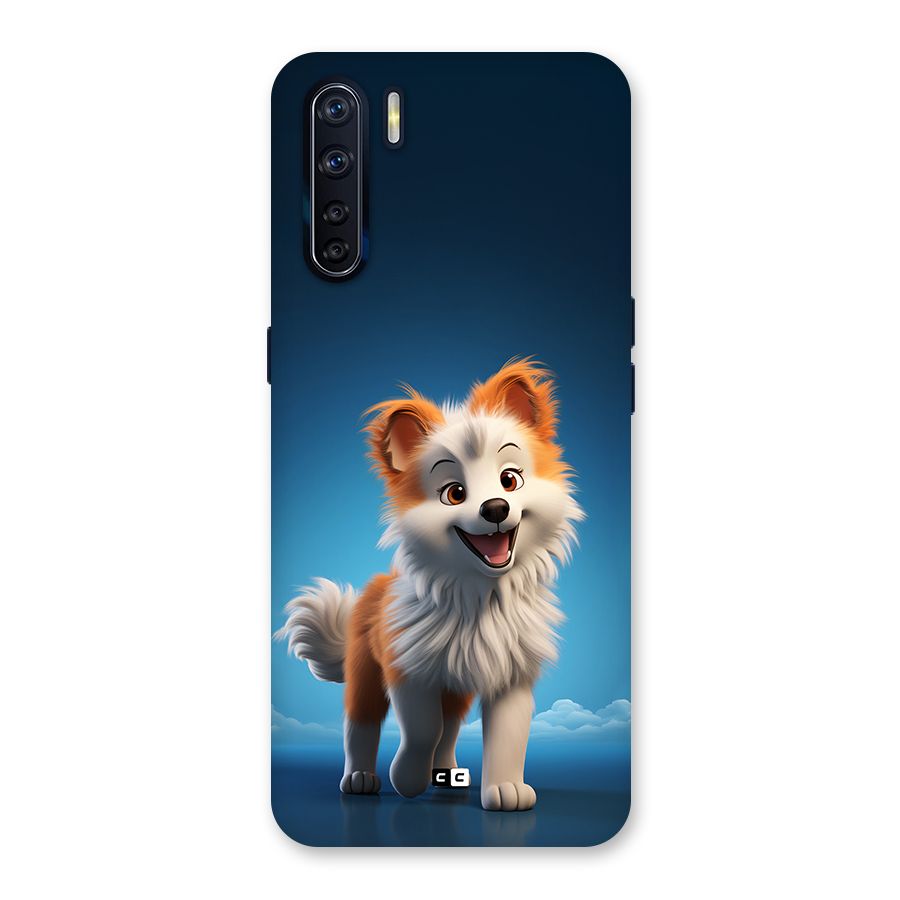 Cute Puppy Walking Back Case for Oppo F15