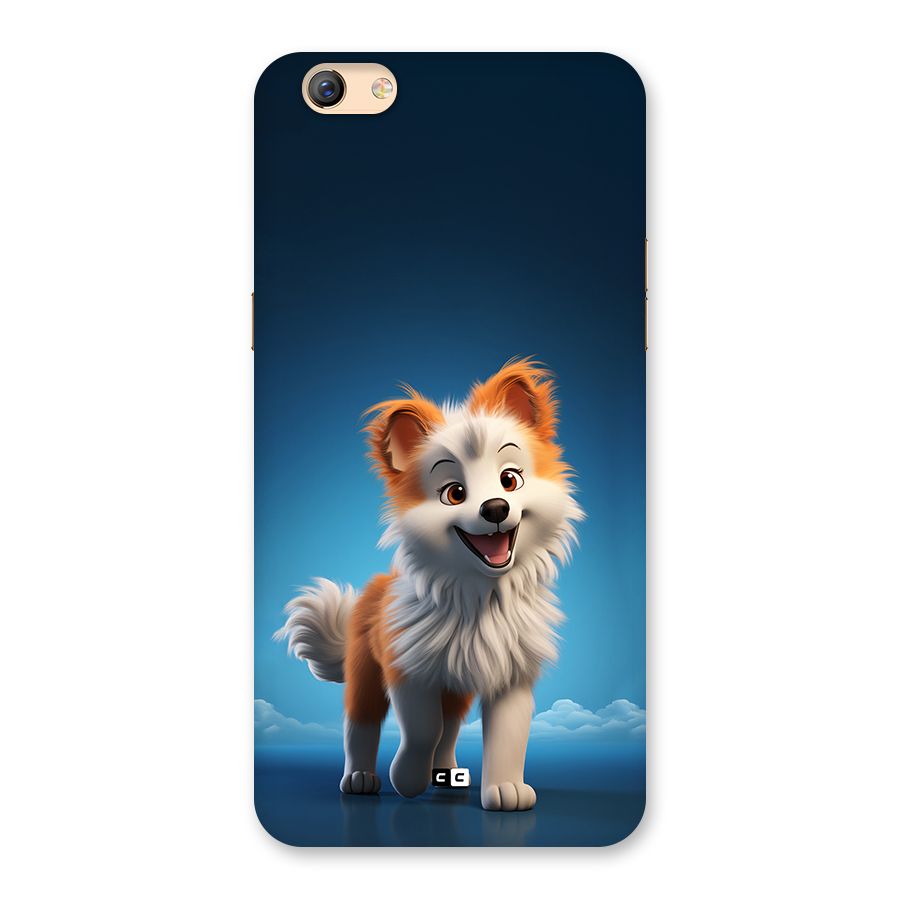 Cute Puppy Walking Back Case for Oppo F3 Plus
