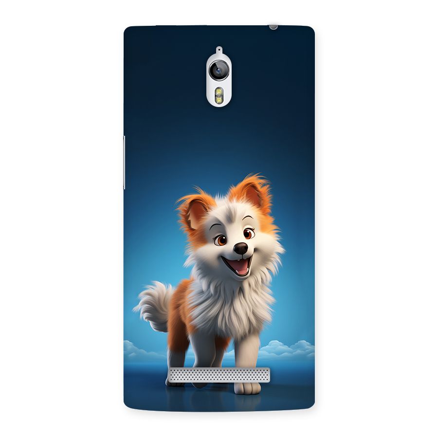 Cute Puppy Walking Back Case for Oppo Find 7