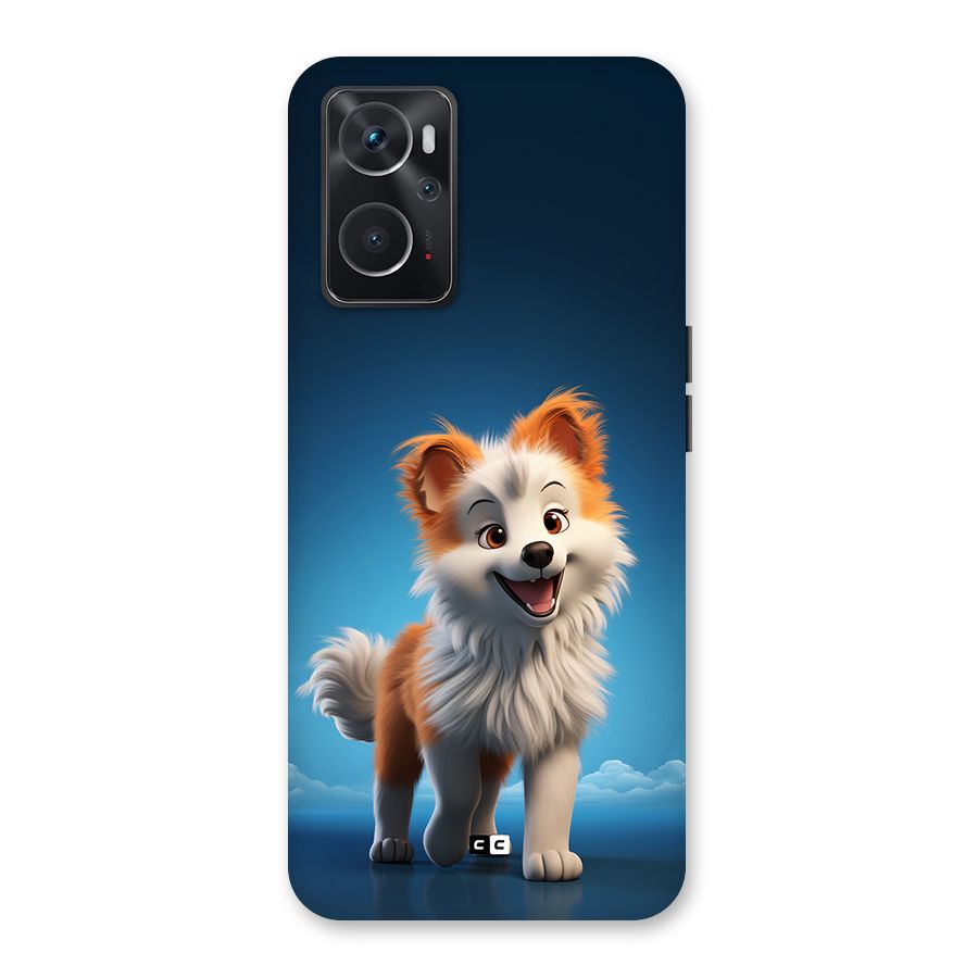 Cute Puppy Walking Back Case for Oppo K10 4G