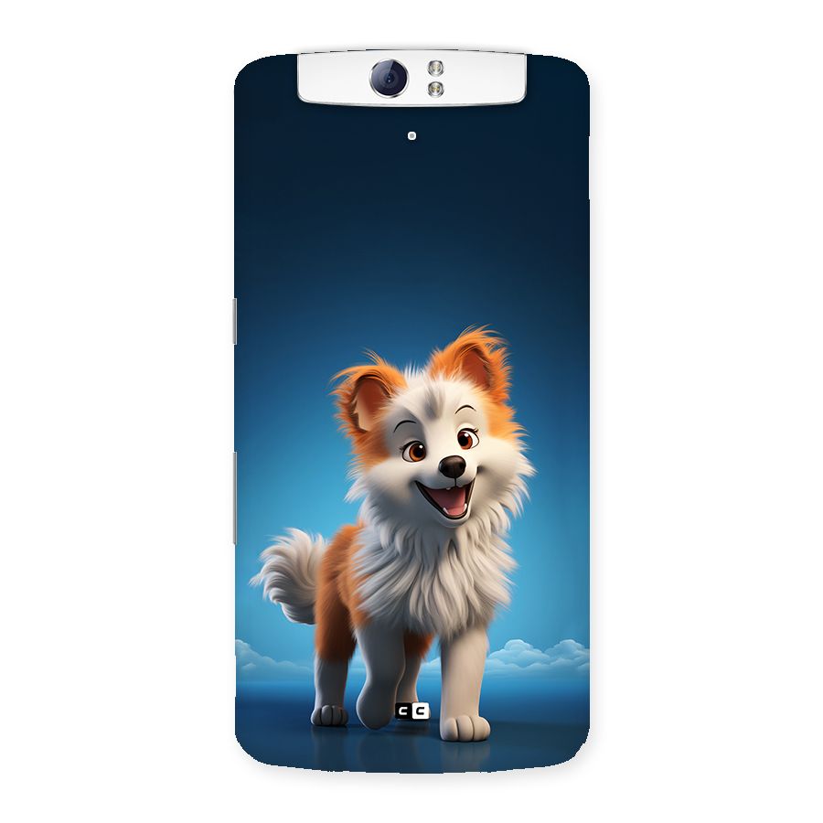 Cute Puppy Walking Back Case for Oppo N1