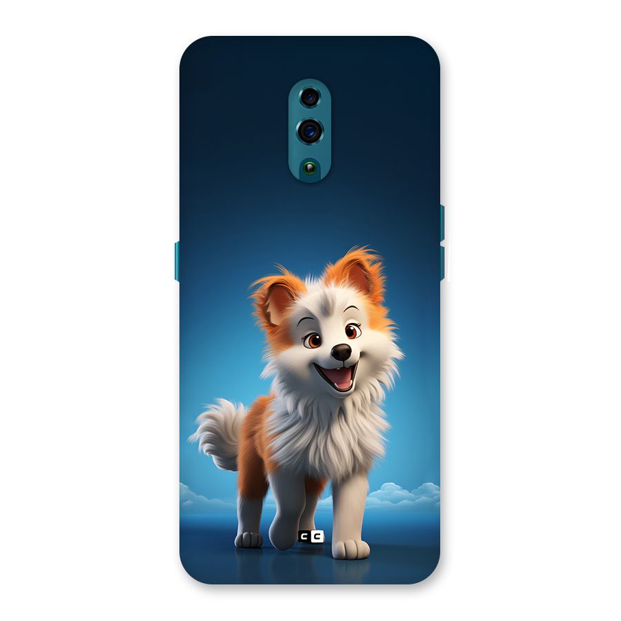 Cute Puppy Walking Back Case for Oppo Reno