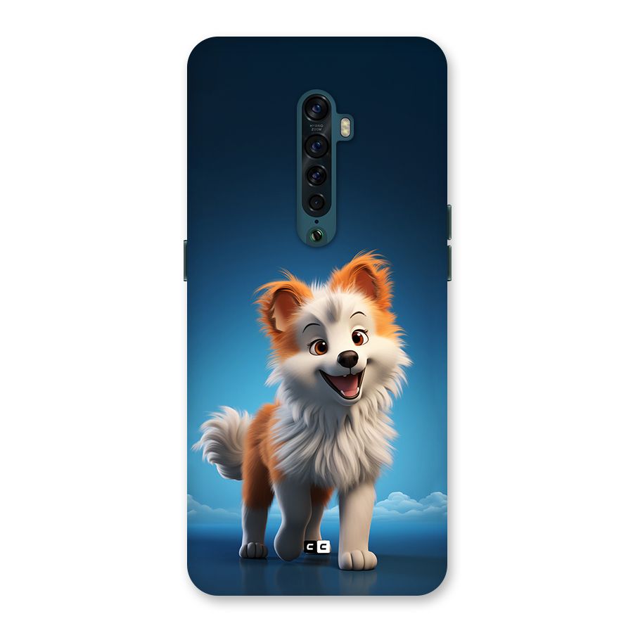 Cute Puppy Walking Back Case for Oppo Reno2