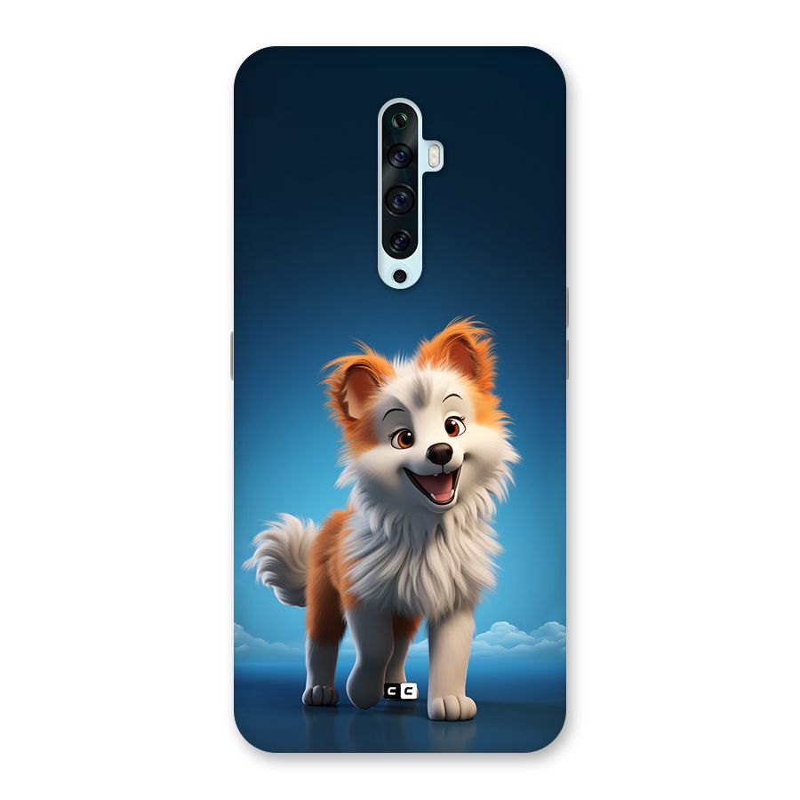 Cute Puppy Walking Back Case for Oppo Reno2 Z