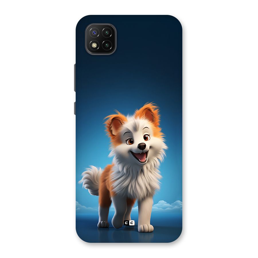 Cute Puppy Walking Back Case for Poco C3