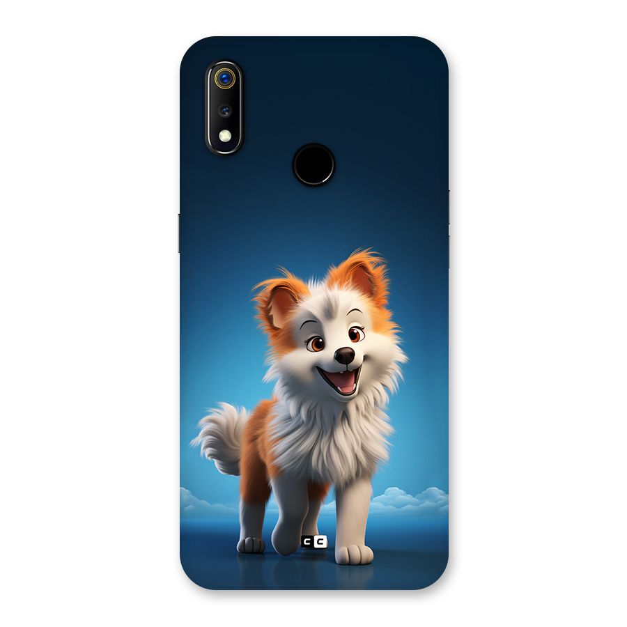 Cute Puppy Walking Back Case for Realme 3