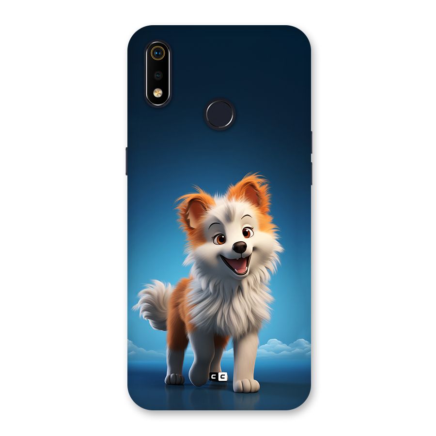 Cute Puppy Walking Back Case for Realme 3i