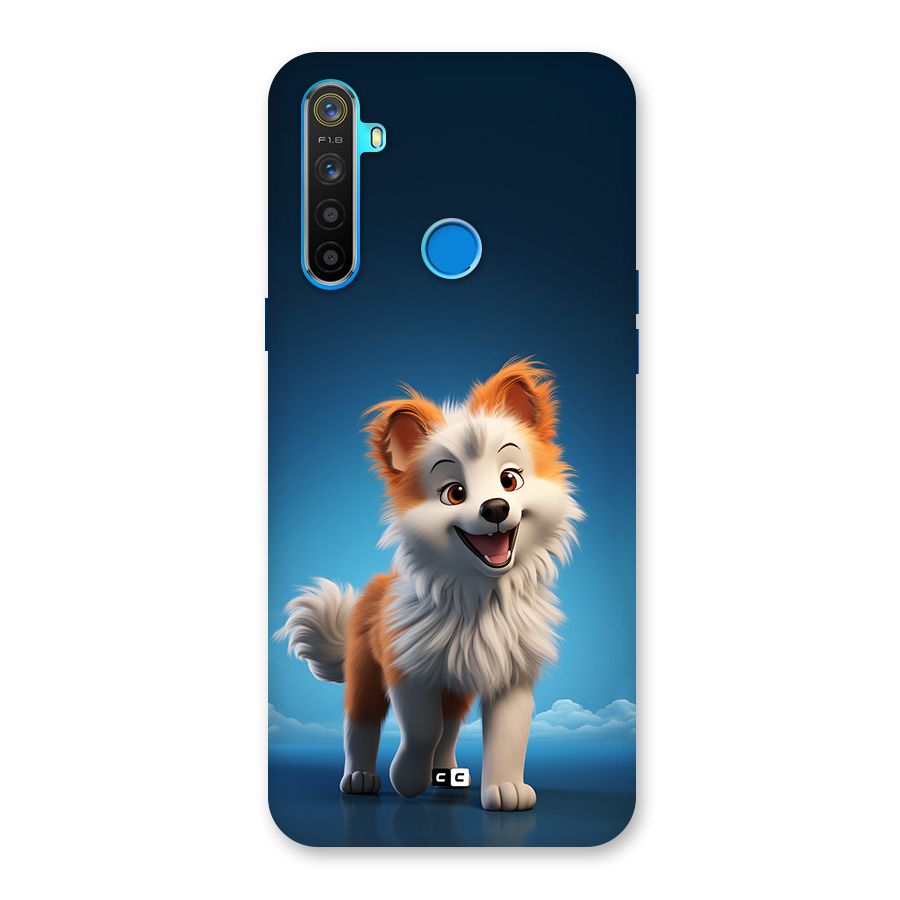 Cute Puppy Walking Back Case for Realme 5