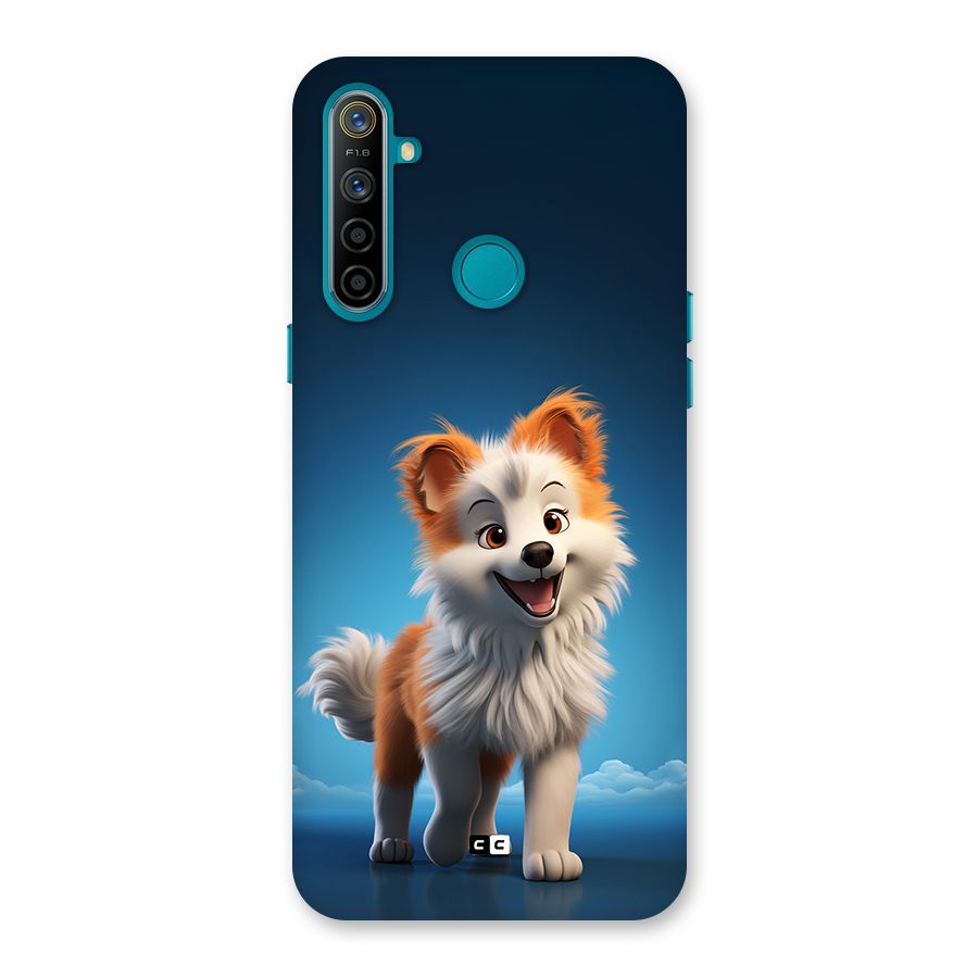 Cute Puppy Walking Back Case for Realme 5i
