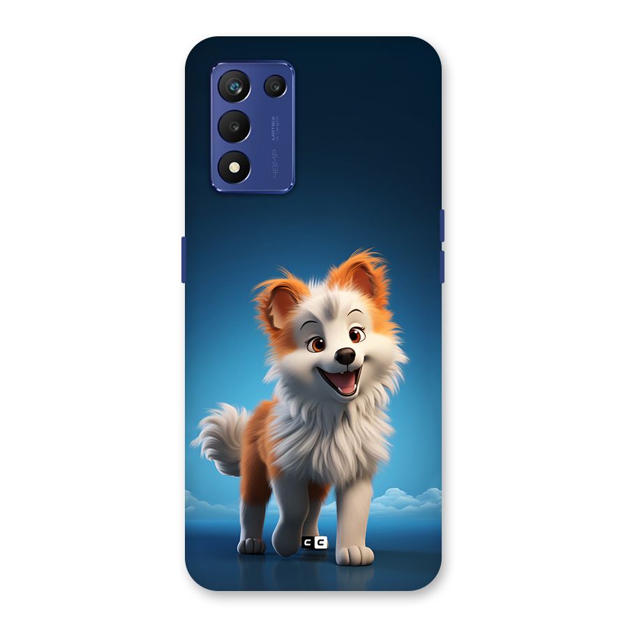 Cute Puppy Walking Back Case for Realme 9 5G Speed