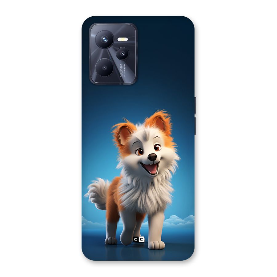 Cute Puppy Walking Back Case for Realme C35