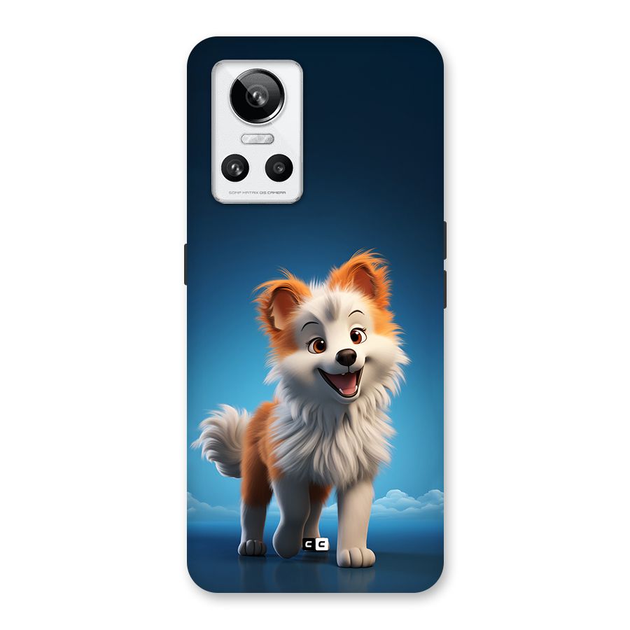 Cute Puppy Walking Back Case for Realme GT Neo 3