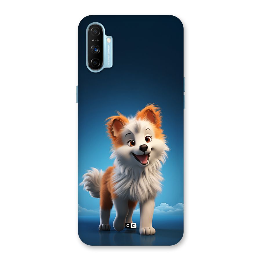 Cute Puppy Walking Back Case for Realme Narzo 20A