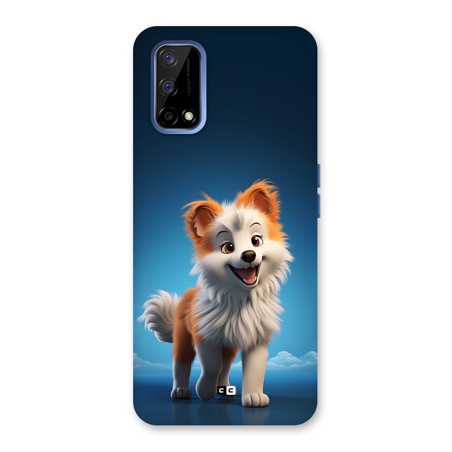 Cute Puppy Walking Back Case for Realme Narzo 30 Pro