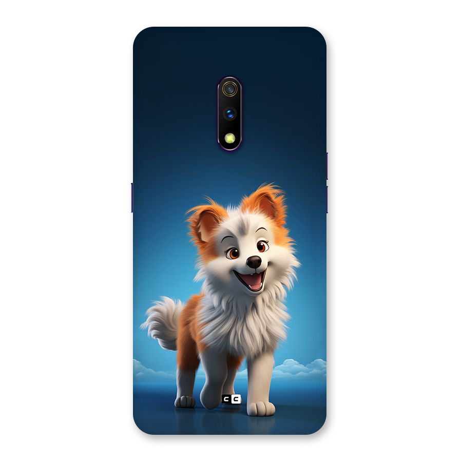 Cute Puppy Walking Back Case for Realme X