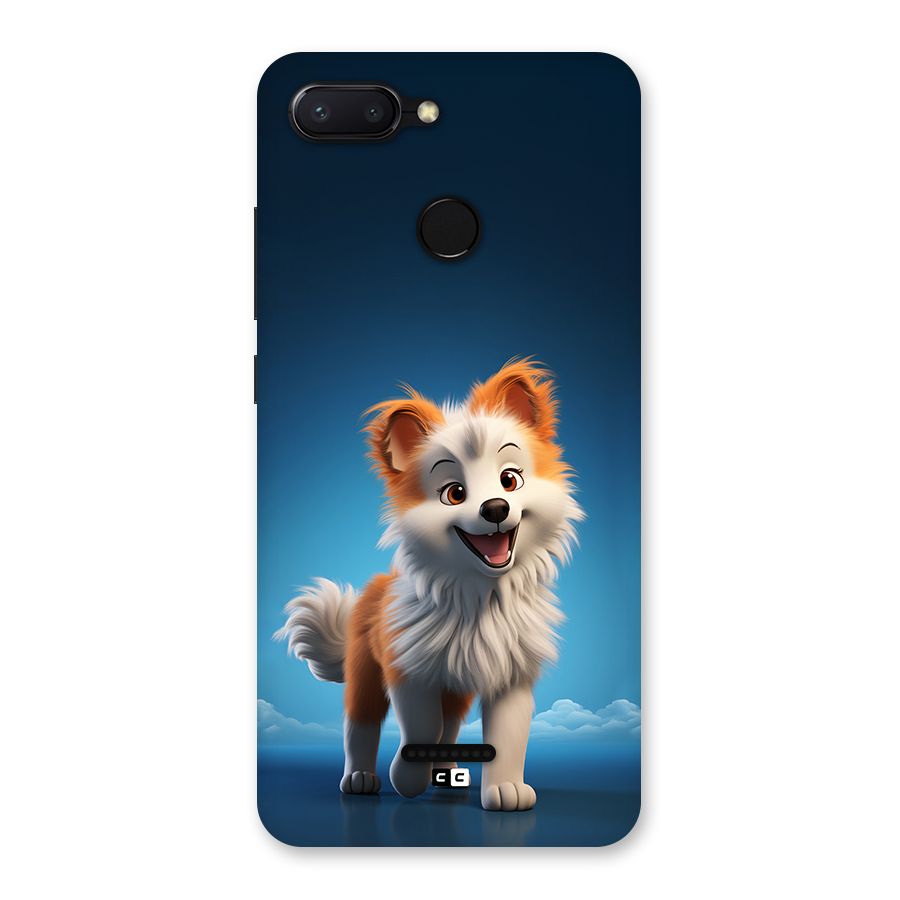 Cute Puppy Walking Back Case for Redmi 6