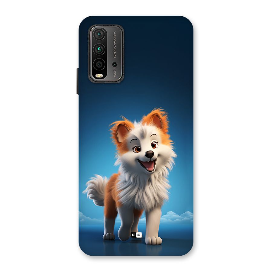 Cute Puppy Walking Back Case for Redmi 9 Power