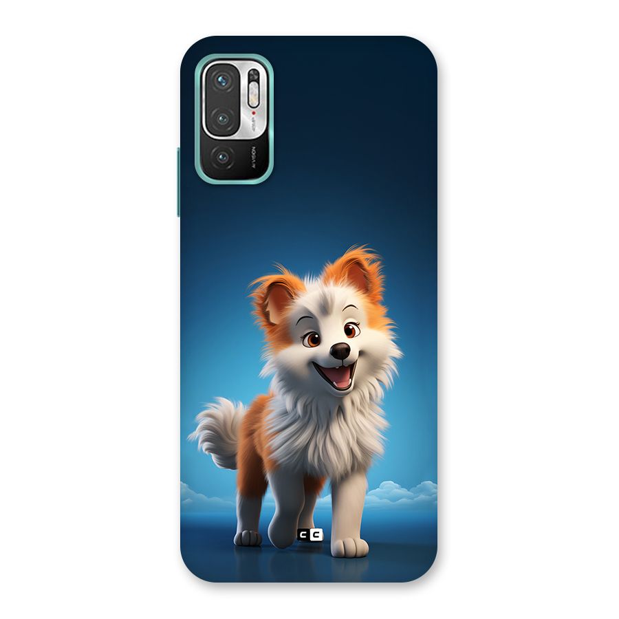 Cute Puppy Walking Back Case for Redmi Note 10T 5G
