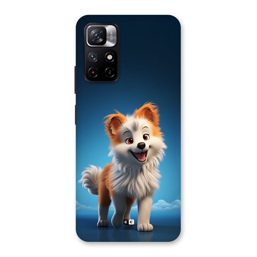 Cute Puppy Walking Back Case for Redmi Note 11T 5G