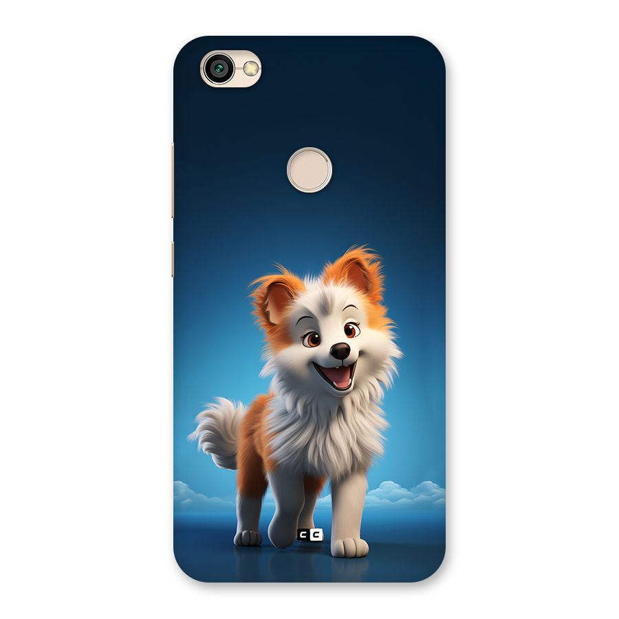 Cute Puppy Walking Back Case for Redmi Y1 2017