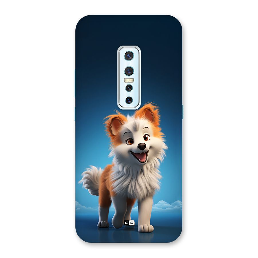 Cute Puppy Walking Back Case for Vivo V17 Pro
