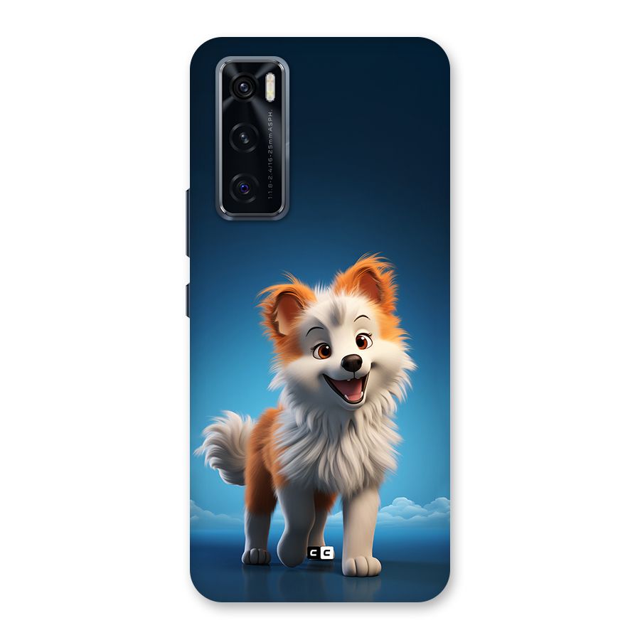 Cute Puppy Walking Back Case for Vivo V20 SE