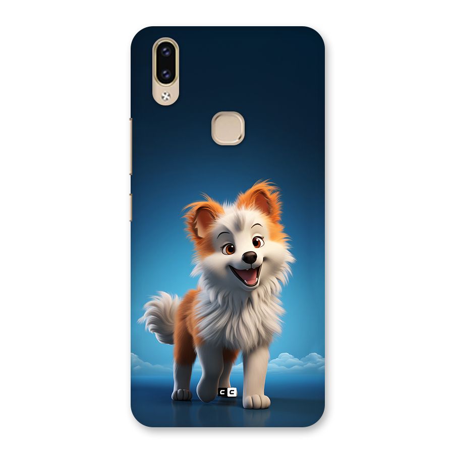 Cute Puppy Walking Back Case for Vivo V9 Youth