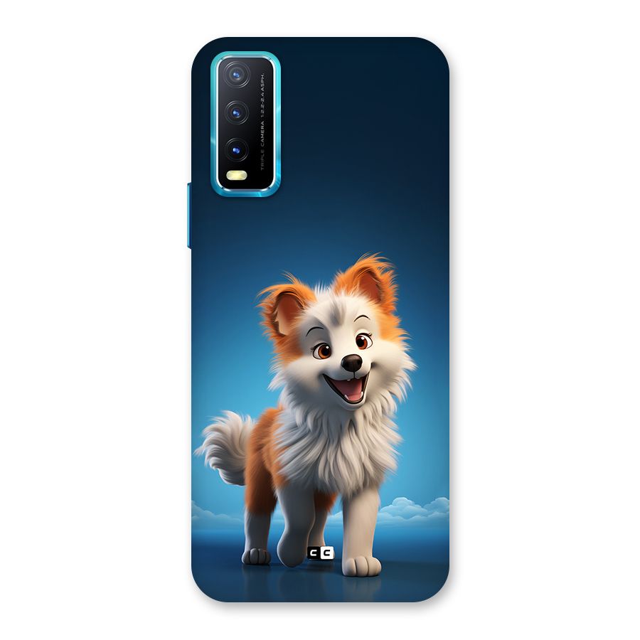 Cute Puppy Walking Back Case for Vivo Y20A