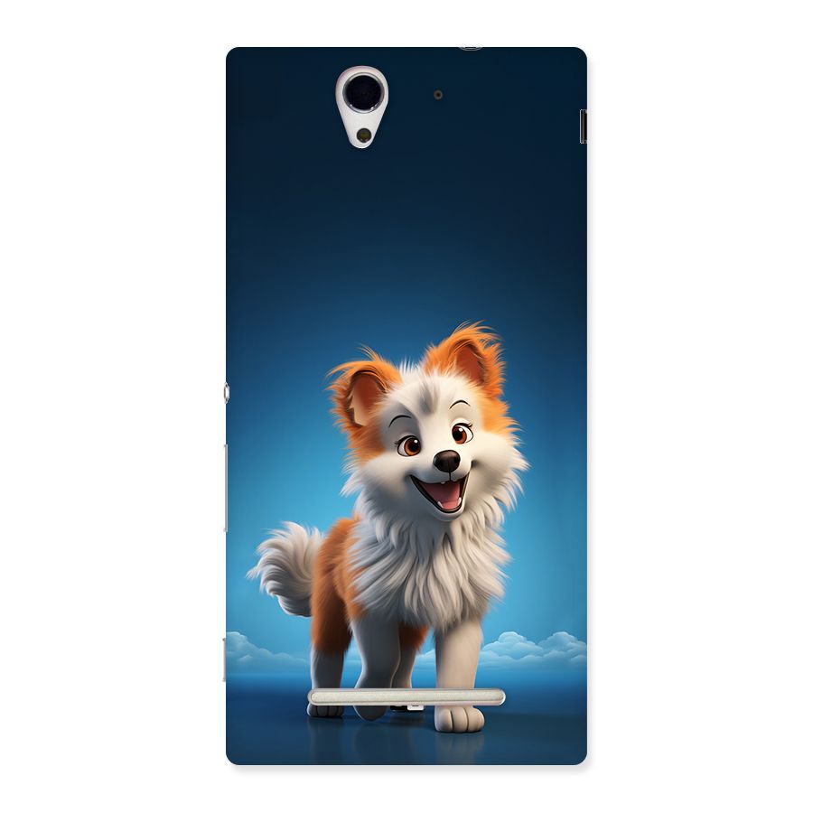 Cute Puppy Walking Back Case for Xperia C3
