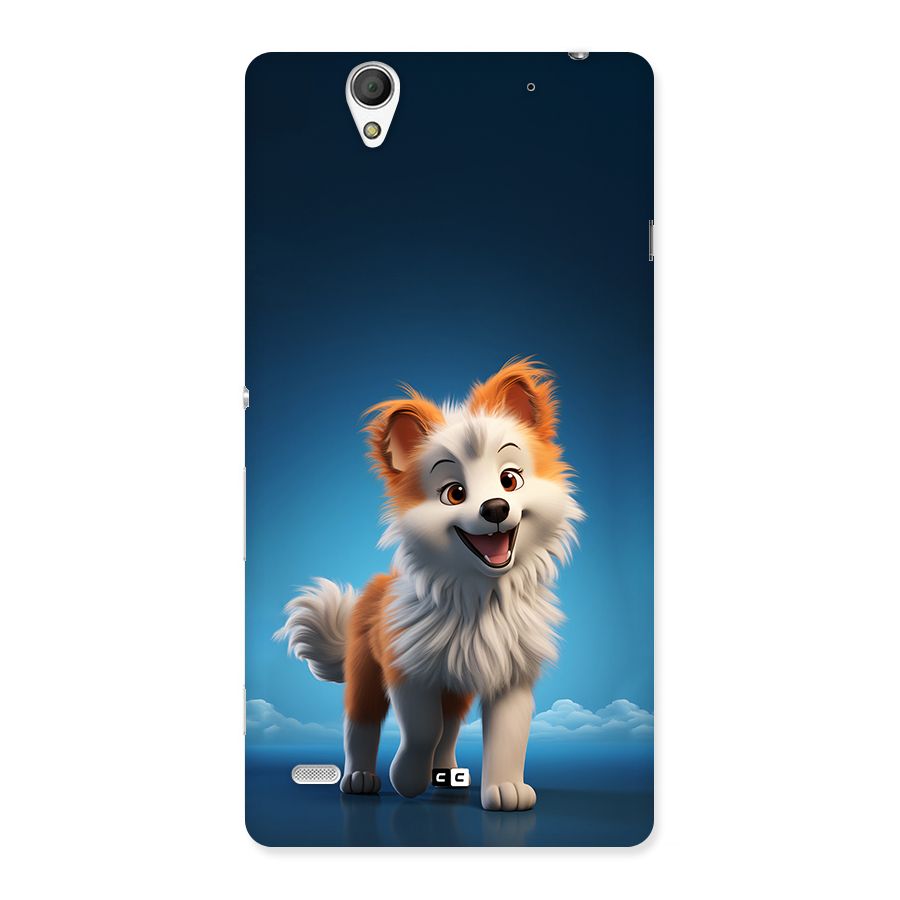 Cute Puppy Walking Back Case for Xperia C4