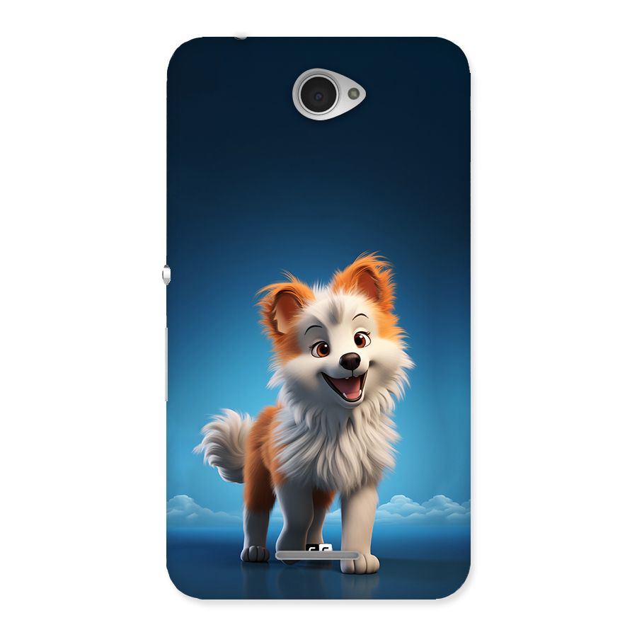 Cute Puppy Walking Back Case for Xperia E4