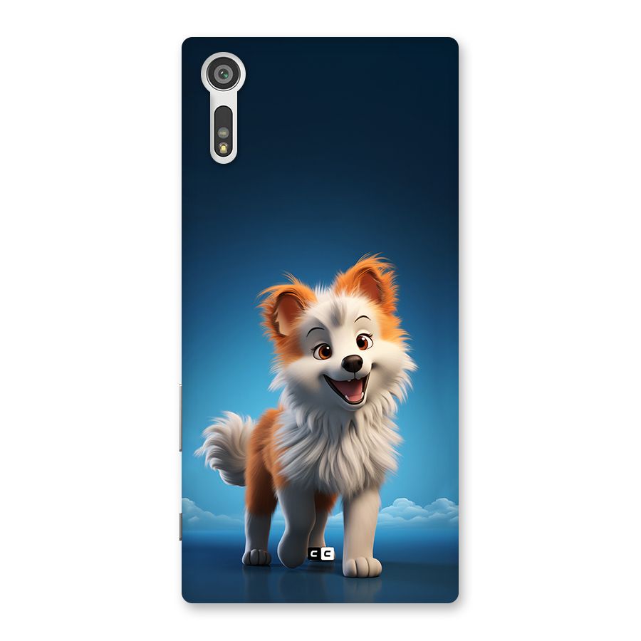Cute Puppy Walking Back Case for Xperia XZ
