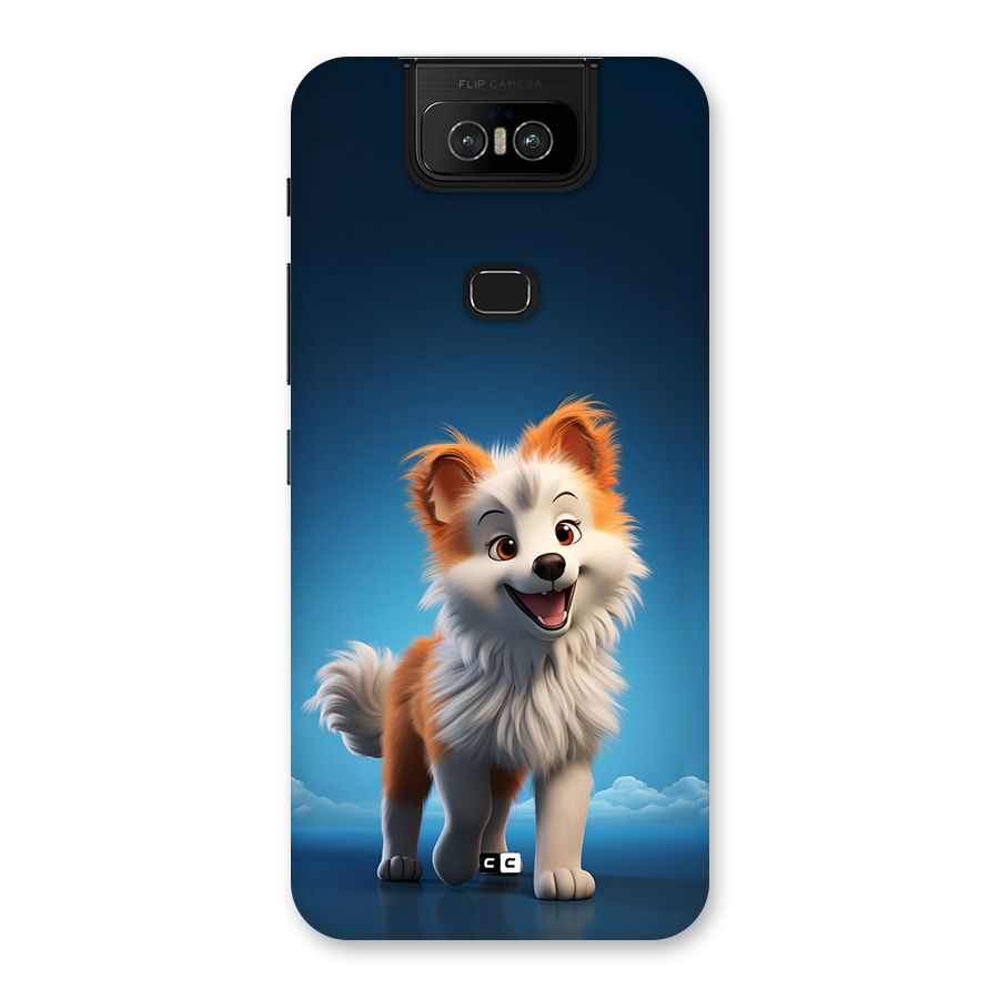 Cute Puppy Walking Back Case for Zenfone 6z
